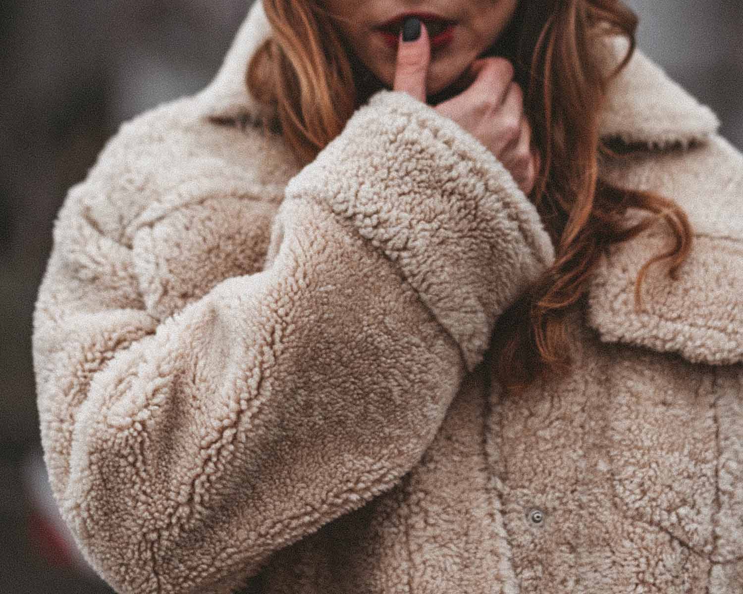 Woman Wearing Fleece Photograph